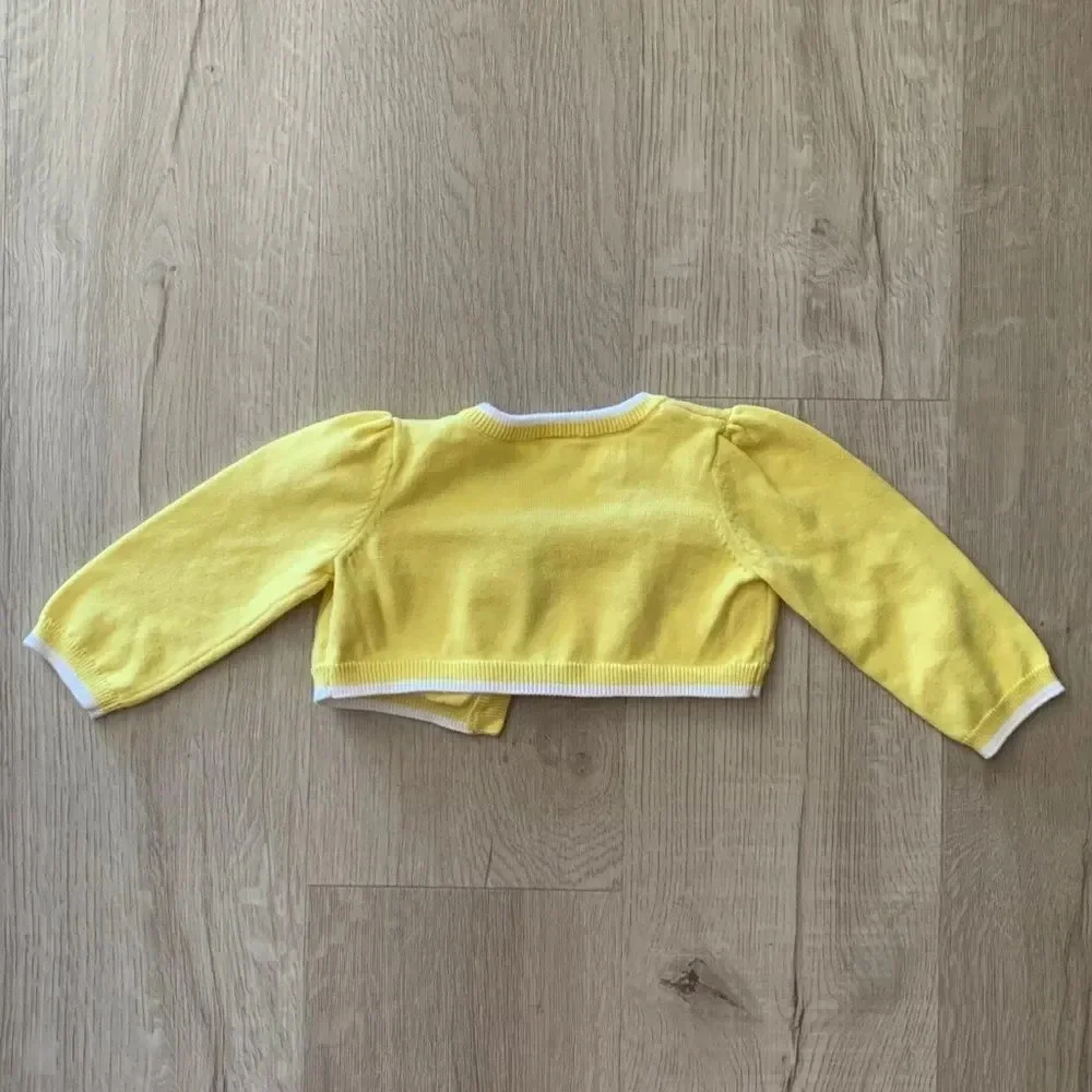 GYMBOREE | Yellow | PINEAPPLE CROP CARDIGAN